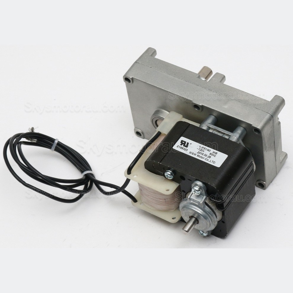 110/220V Shade Pole Gearmotor GF-YJ61 Single Phase with Ratio 251:1 - 5078:1 Spur Gearbox
